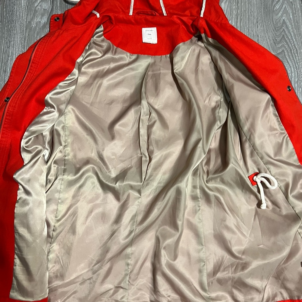 Gap Designed & Crafted Orange/Red Utility Parka J… - image 2